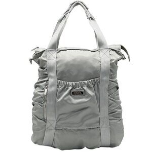 Apana Grey Nylon Yoga Bag